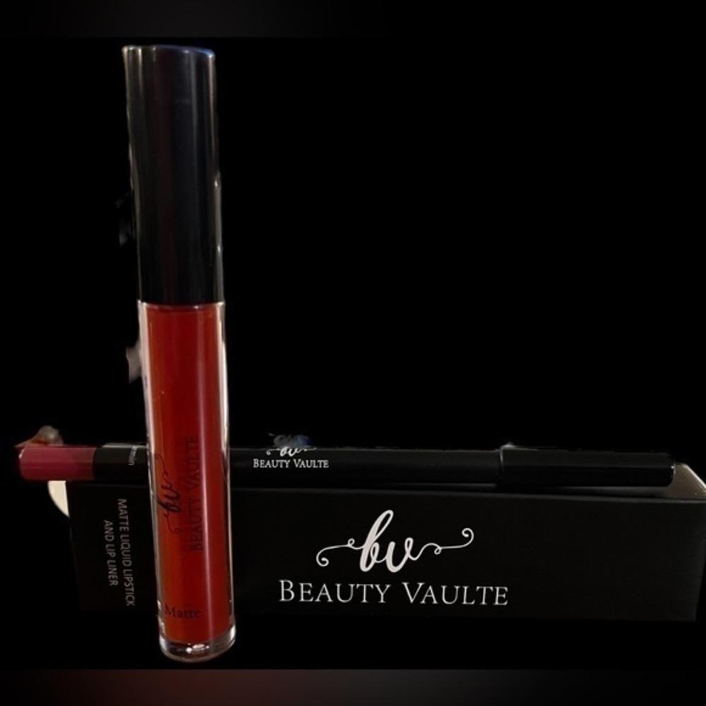 🆕 Beauty Vaulte Erupt Lip Set - Lip Pencil & Matte Lipstick